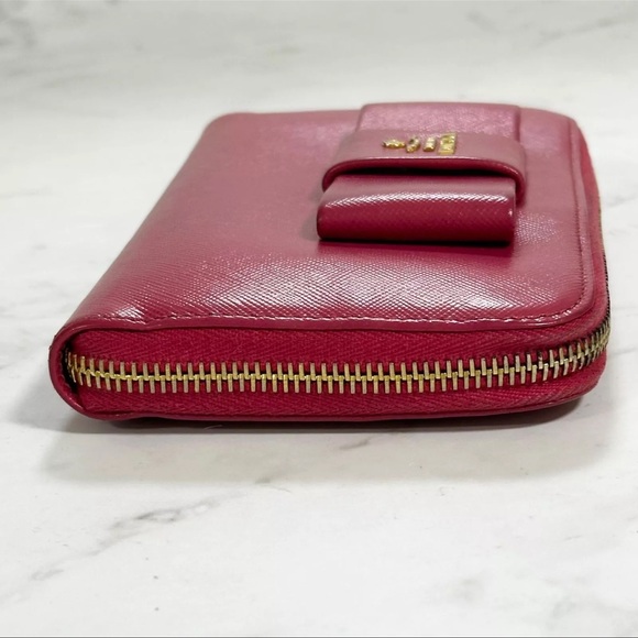 Prada Saffiano Zip Around Wallet - Picture 6 of 16